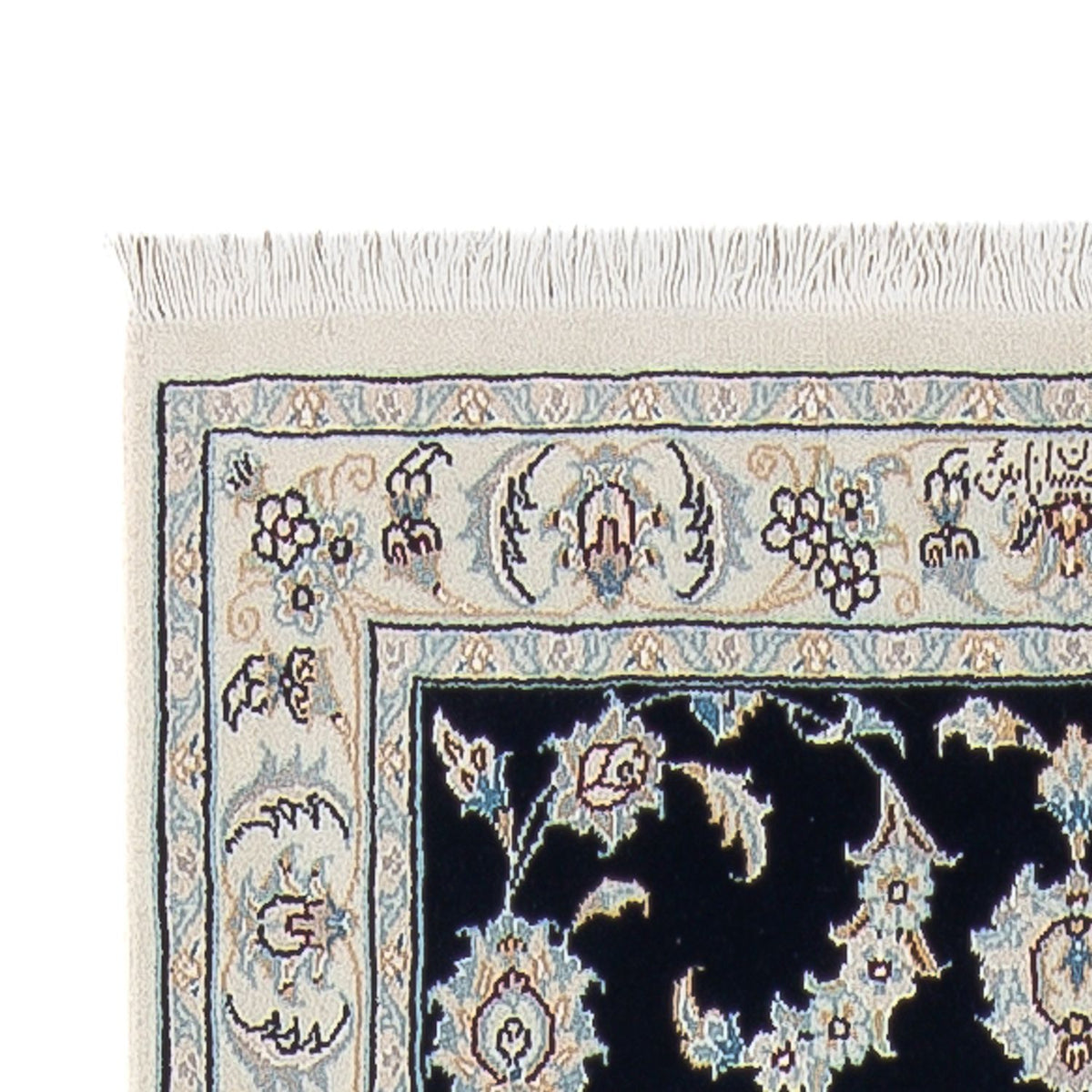Nain - 6La Teppich 81x304cm - Perserteppich - dunkelblau