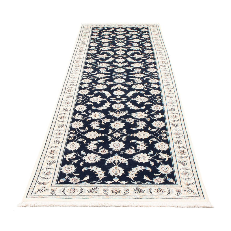 Nain - 6La Teppich 81x304cm - Perserteppich - dunkelblau