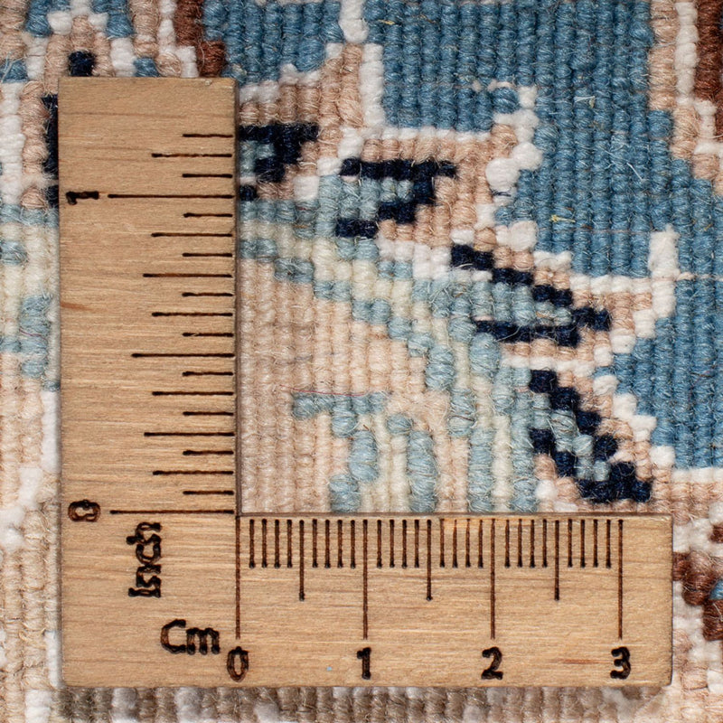 Perserteppich - Nain rund  - 196 x 197 cm - creme