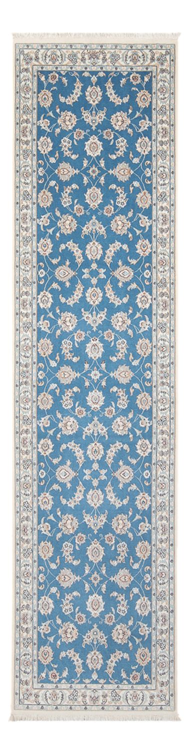 Nain - 6La Teppich 84x300cm - Perserteppich - blau