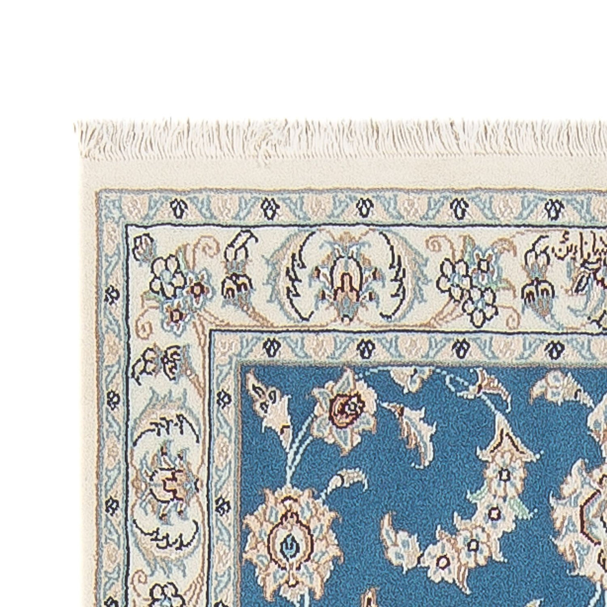 Nain - 6La Teppich 84x300cm - Perserteppich - blau