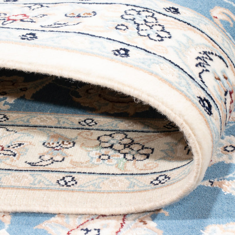Nain - 6La Teppich 84x300cm - Perserteppich - blau