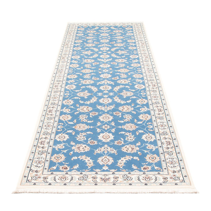 Nain - 6La Teppich 84x300cm - Perserteppich - blau