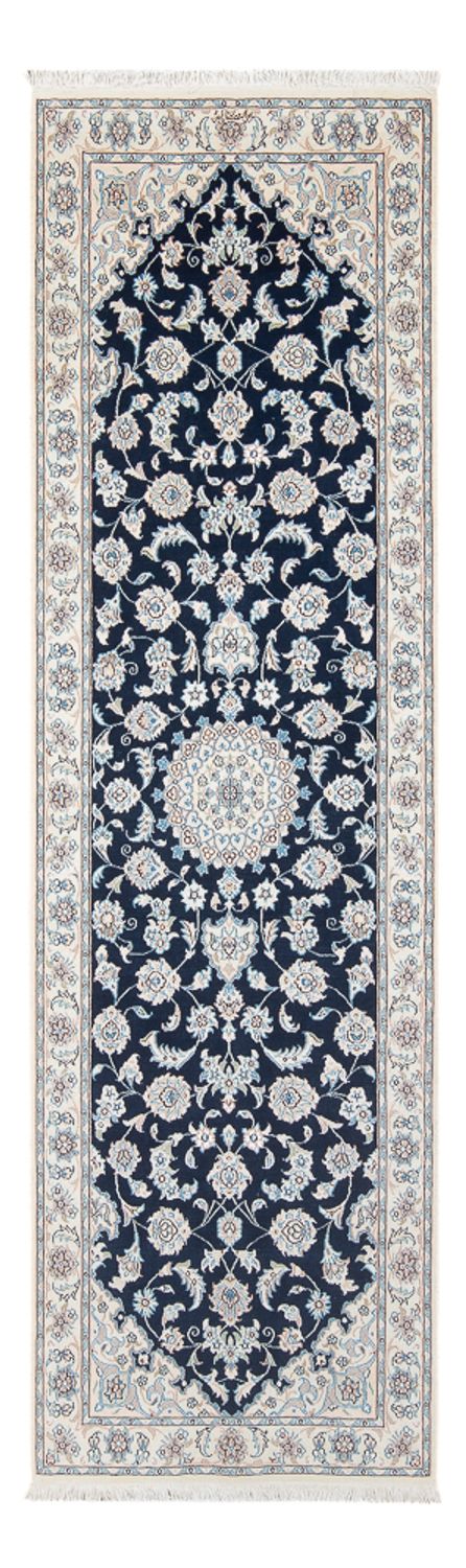 Nain - 6La Teppich 80x246cm - Perserteppich - dunkelblau