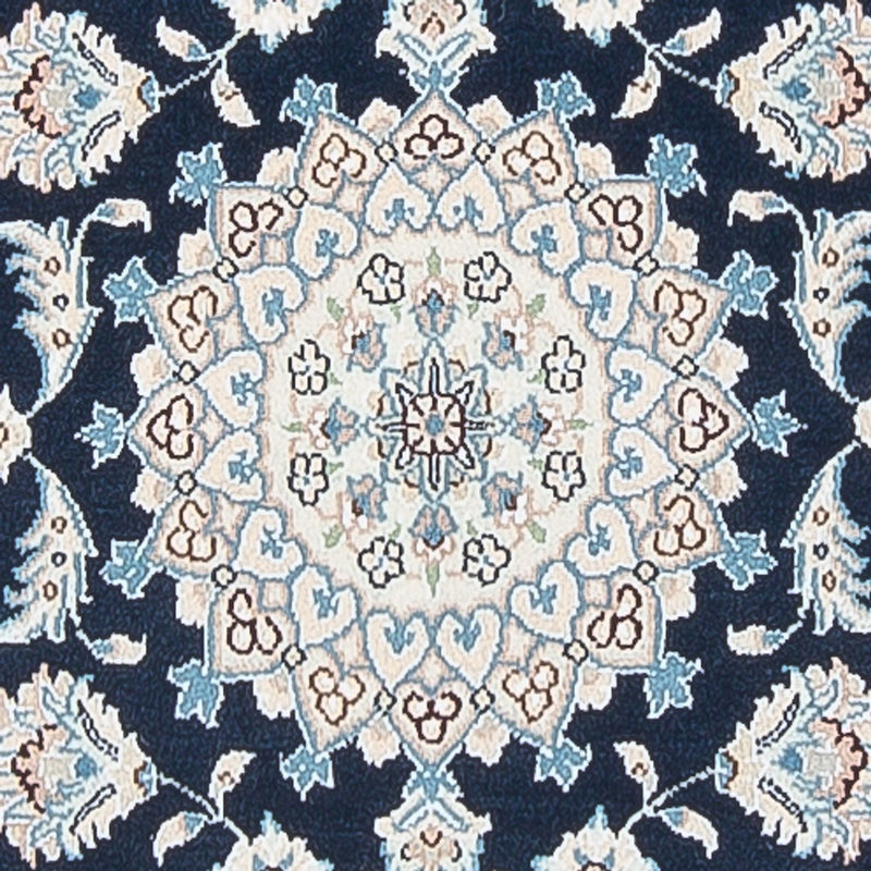 Nain - 6La Teppich 80x246cm - Perserteppich - dunkelblau