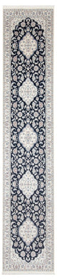 Nain - 6La Teppich 87x392cm - Perserteppich - dunkelblau