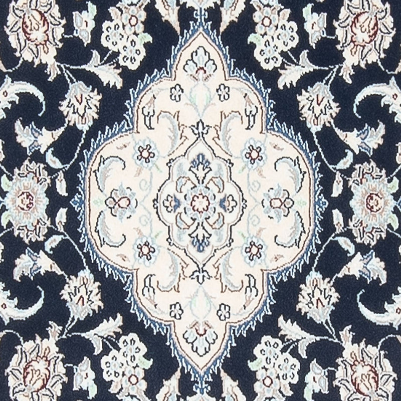 Nain - 6La Teppich 87x392cm - Perserteppich - dunkelblau