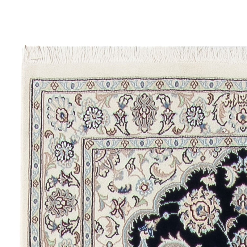 Nain - 6La Teppich 87x392cm - Perserteppich - dunkelblau