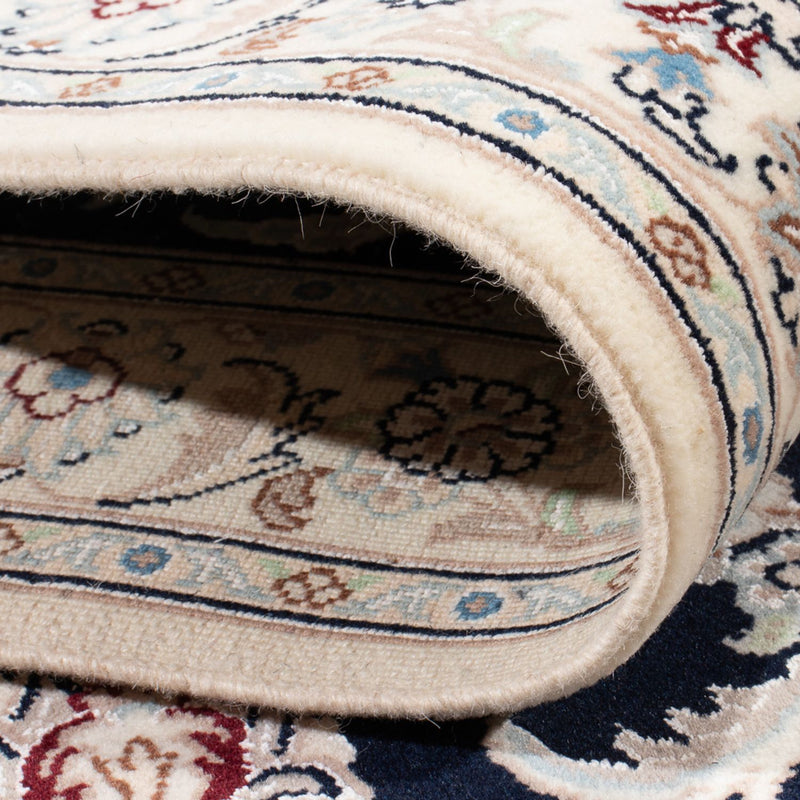 Nain - 6La Teppich 87x392cm - Perserteppich - dunkelblau