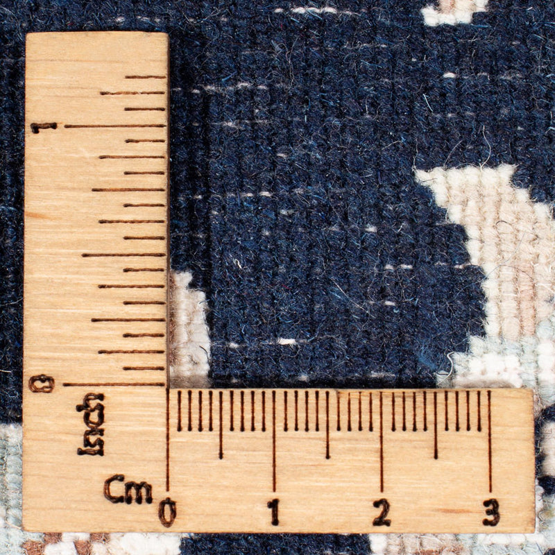 Nain - 6La Teppich 87x392cm - Perserteppich - dunkelblau