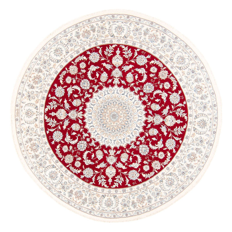 Nain Teppich 200x200cm - Perserteppich - rot