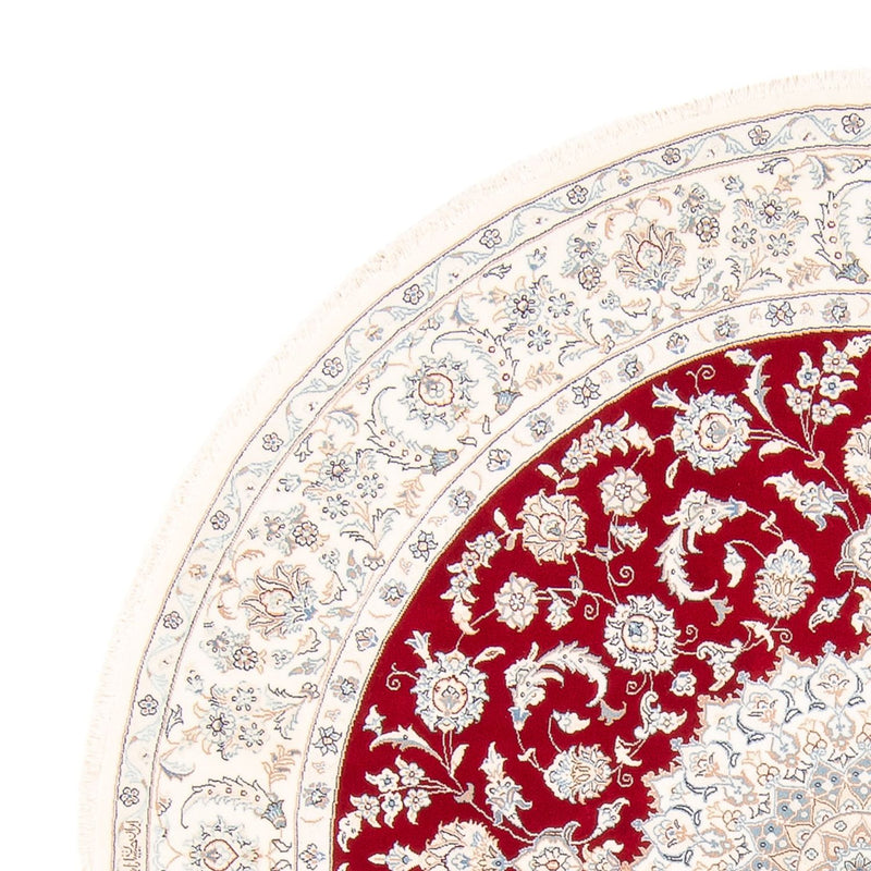 Nain Teppich 200x200cm - Perserteppich - rot
