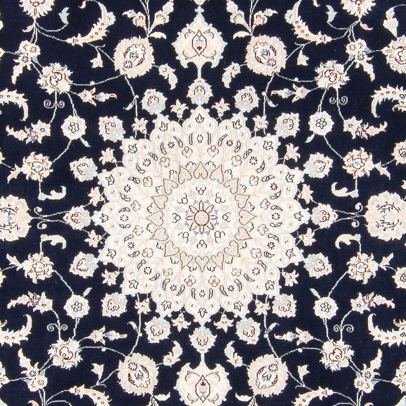 Perserteppich - Nain quadratisch  - 200 x 210 cm - dunkelblau