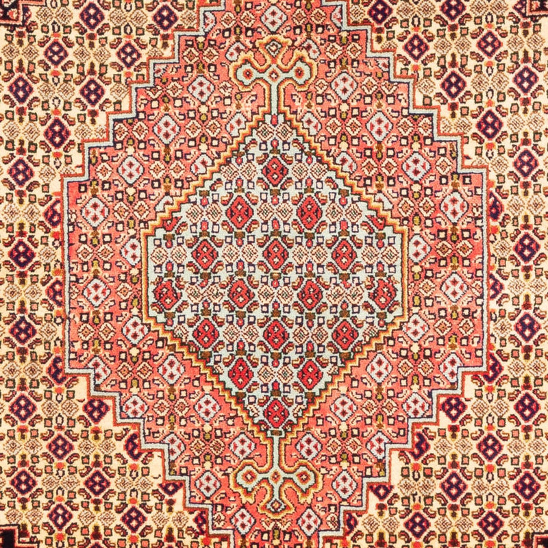 Senneh Teppich 128x160cm - Perserteppich - hellbeige