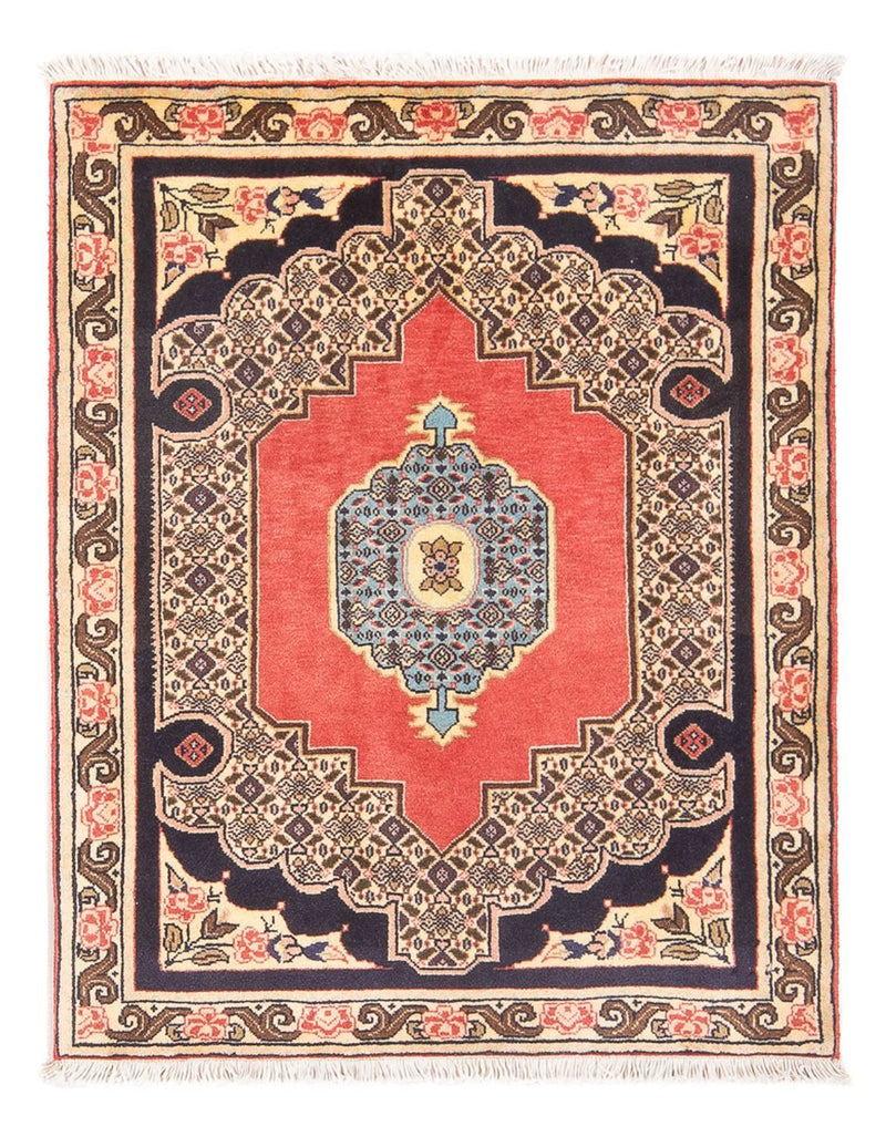 Senneh Teppich 76x100cm - Perserteppich - rot