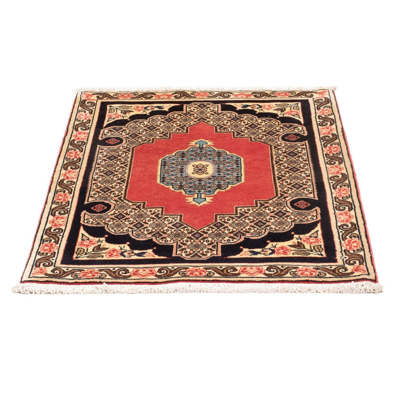 Senneh Teppich 76x100cm - Perserteppich - rot