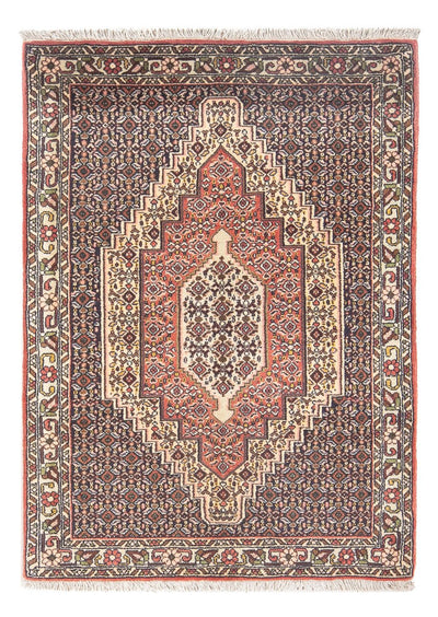Senneh Teppich 76x112cm - Perserteppich - hellrot