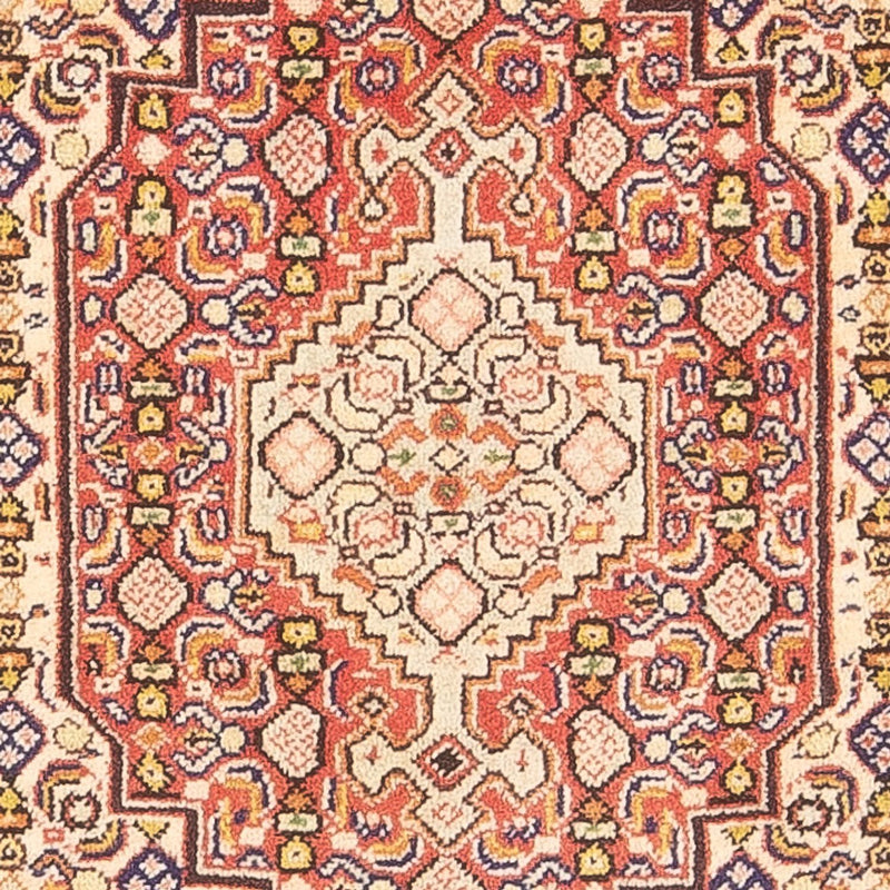 Senneh Teppich 76x108cm - Perserteppich - hellrot