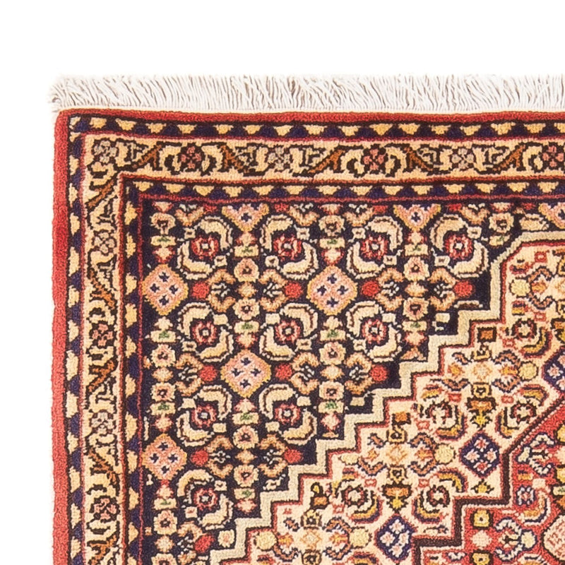 Senneh Teppich 76x108cm - Perserteppich - hellrot