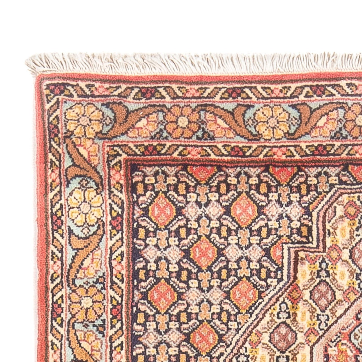 Senneh Teppich 76x112cm - Perserteppich - hellbeige