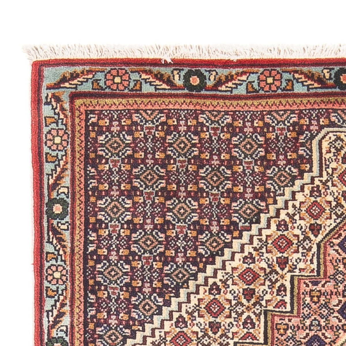 Senneh Teppich 72x103cm - Perserteppich - hellbeige
