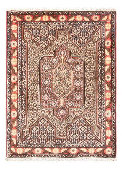 Senneh Teppich 77x110cm - Perserteppich - dunkelbeige