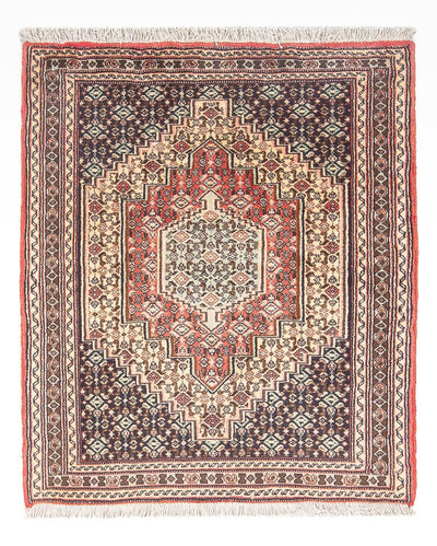 Senneh Teppich 73x94cm - Perserteppich - hellrot