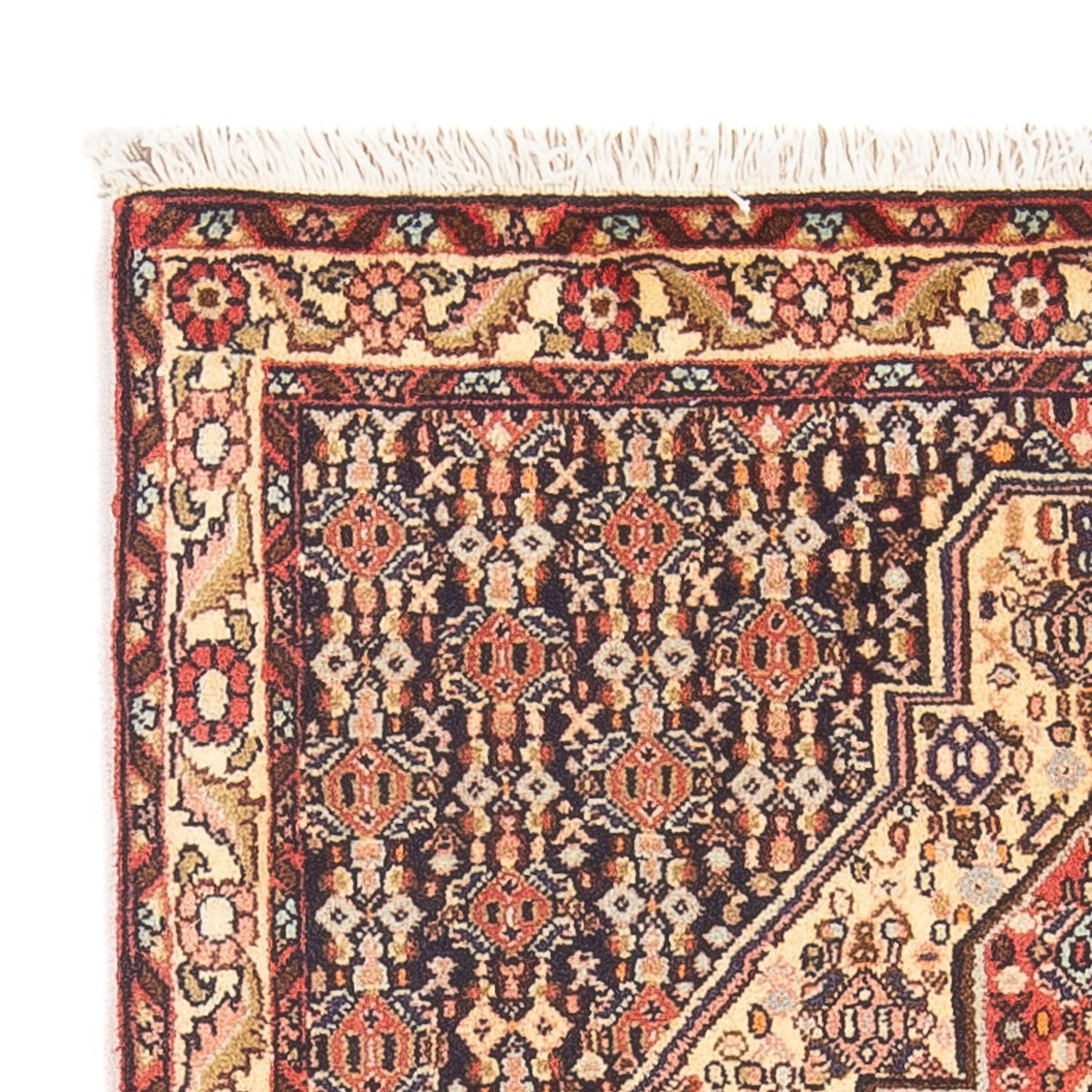 Senneh Teppich 74x102cm - Perserteppich - hellrot