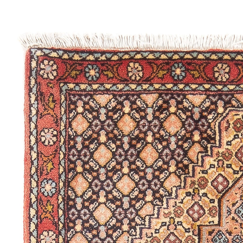 Senneh Teppich 73x105cm - Perserteppich - dunkelblau