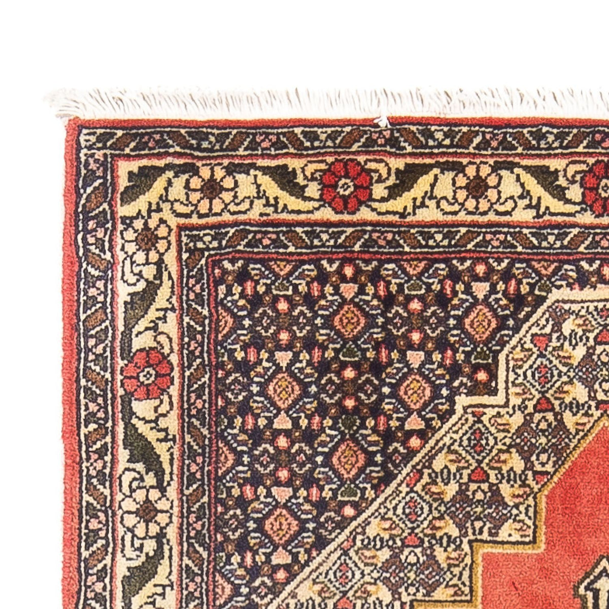 Senneh Teppich 73x108cm - Perserteppich - orange