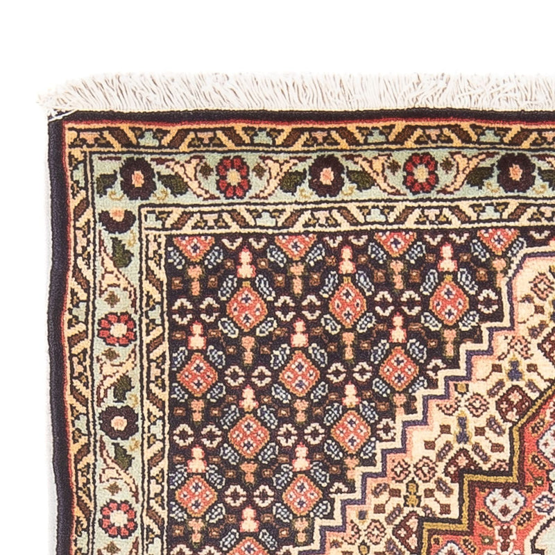 Senneh Teppich 78x105cm - Perserteppich - dunkelblau