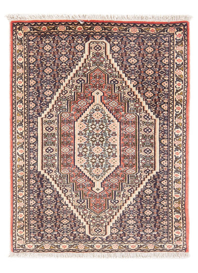 Senneh Teppich 73x108cm - Perserteppich - dunkelblau