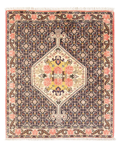 Senneh Teppich 74x98cm - Perserteppich - dunkelblau