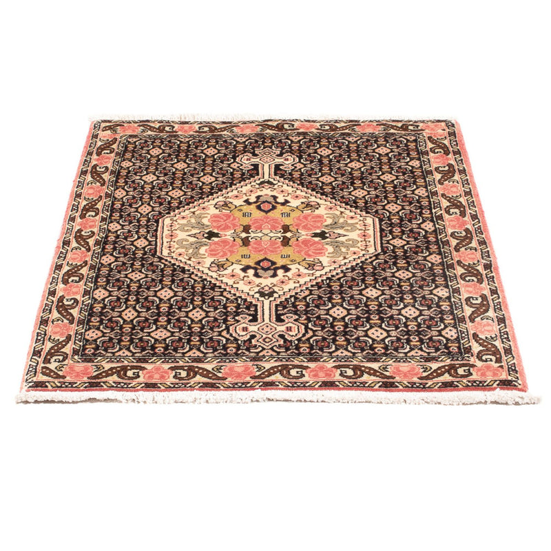 Senneh Teppich 74x98cm - Perserteppich - dunkelblau
