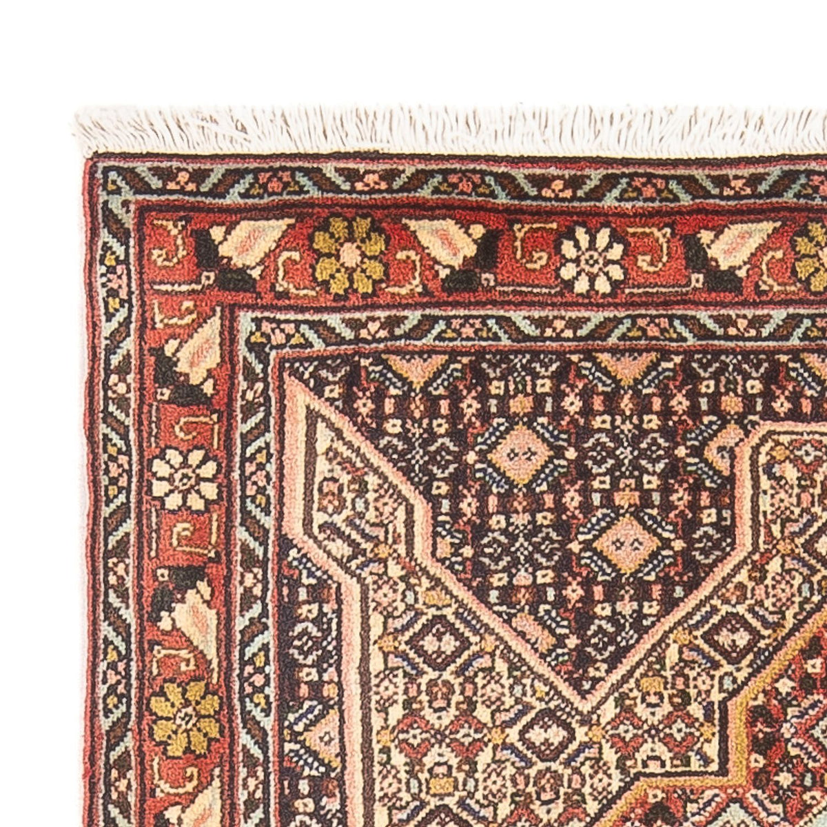 Senneh Teppich 76x103cm - Perserteppich - beige