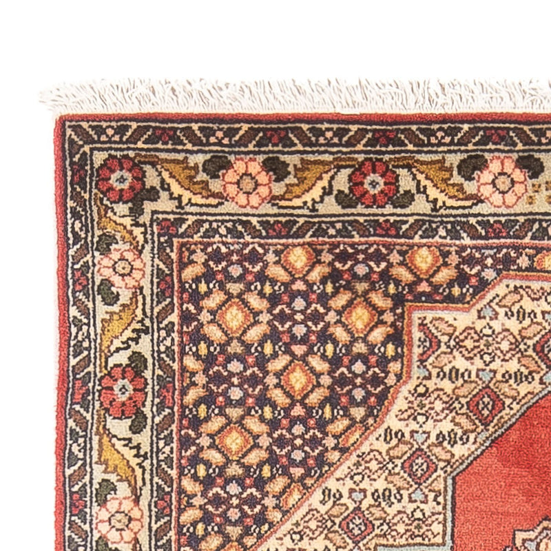 Senneh Teppich 74x108cm - Perserteppich - rot