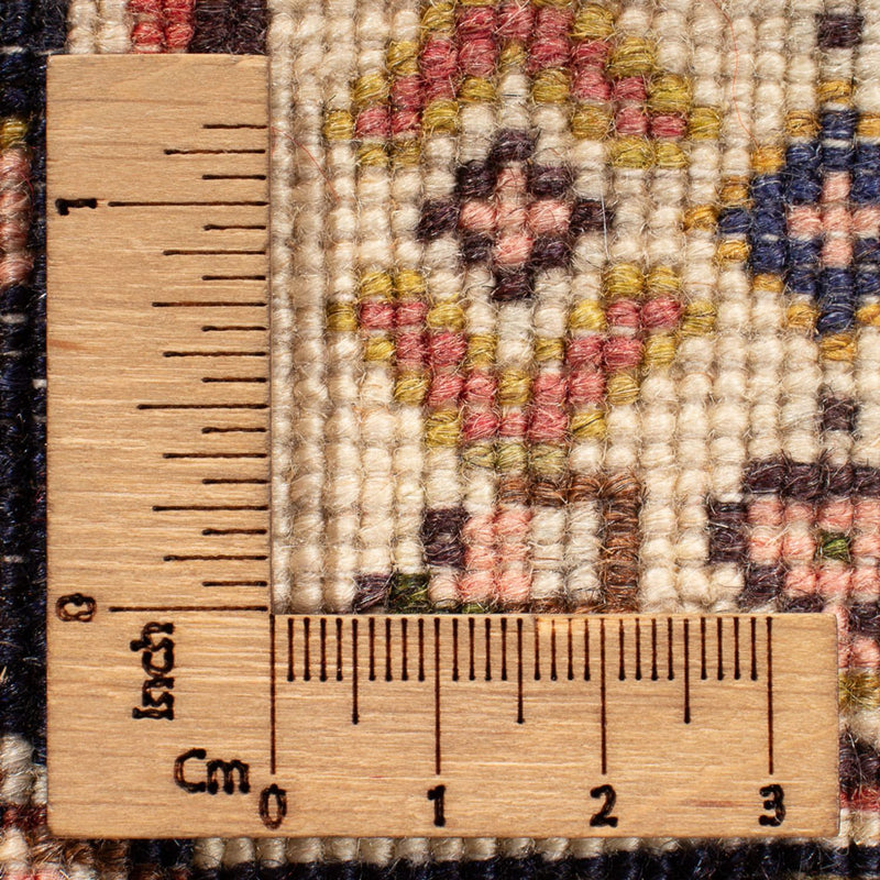 Senneh Teppich 74x100cm - Perserteppich - dunkelblau