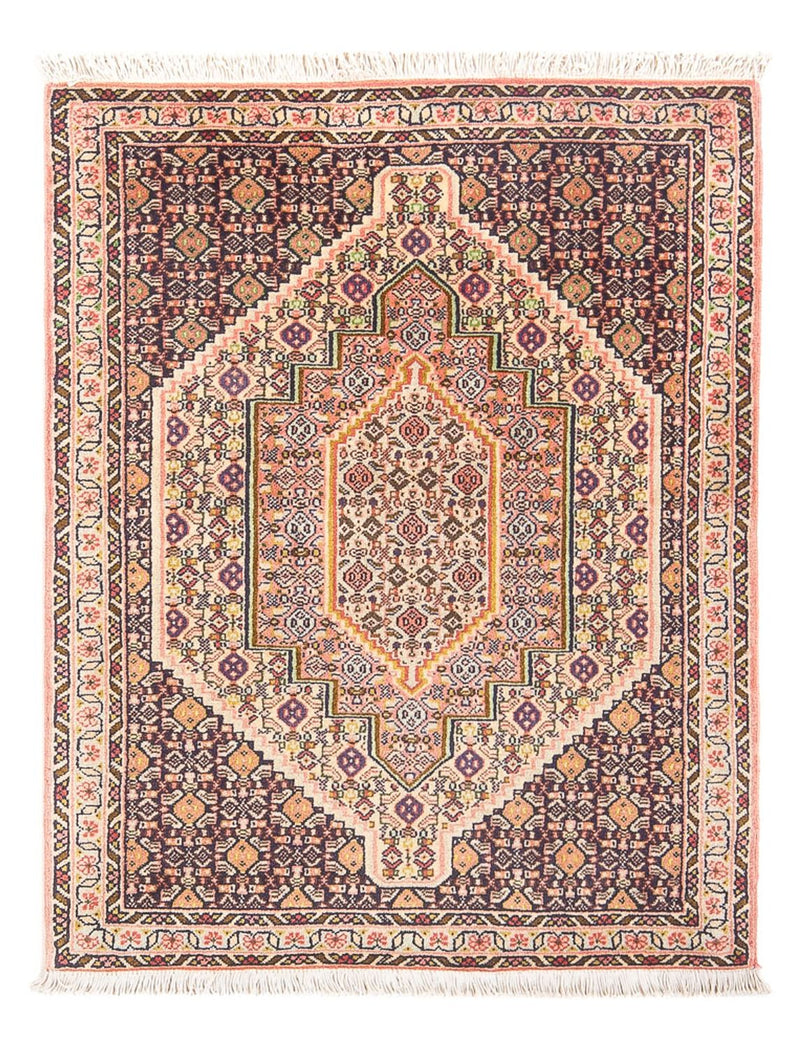 Senneh Teppich 75x98cm - Perserteppich - dunkelblau