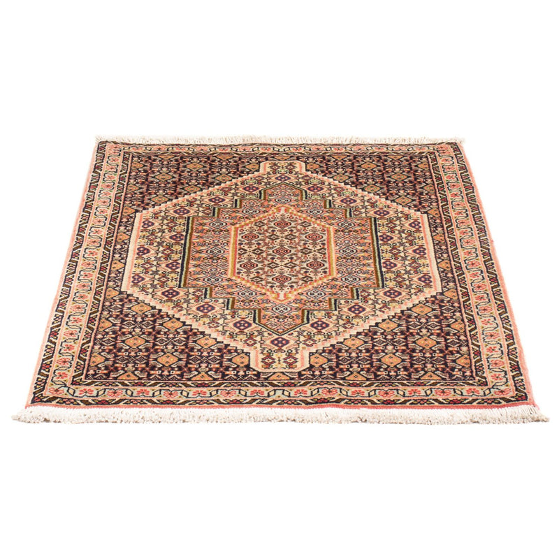 Senneh Teppich 75x98cm - Perserteppich - dunkelblau