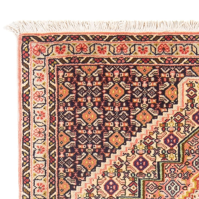 Senneh Teppich 75x102cm - Perserteppich - dunkelblau