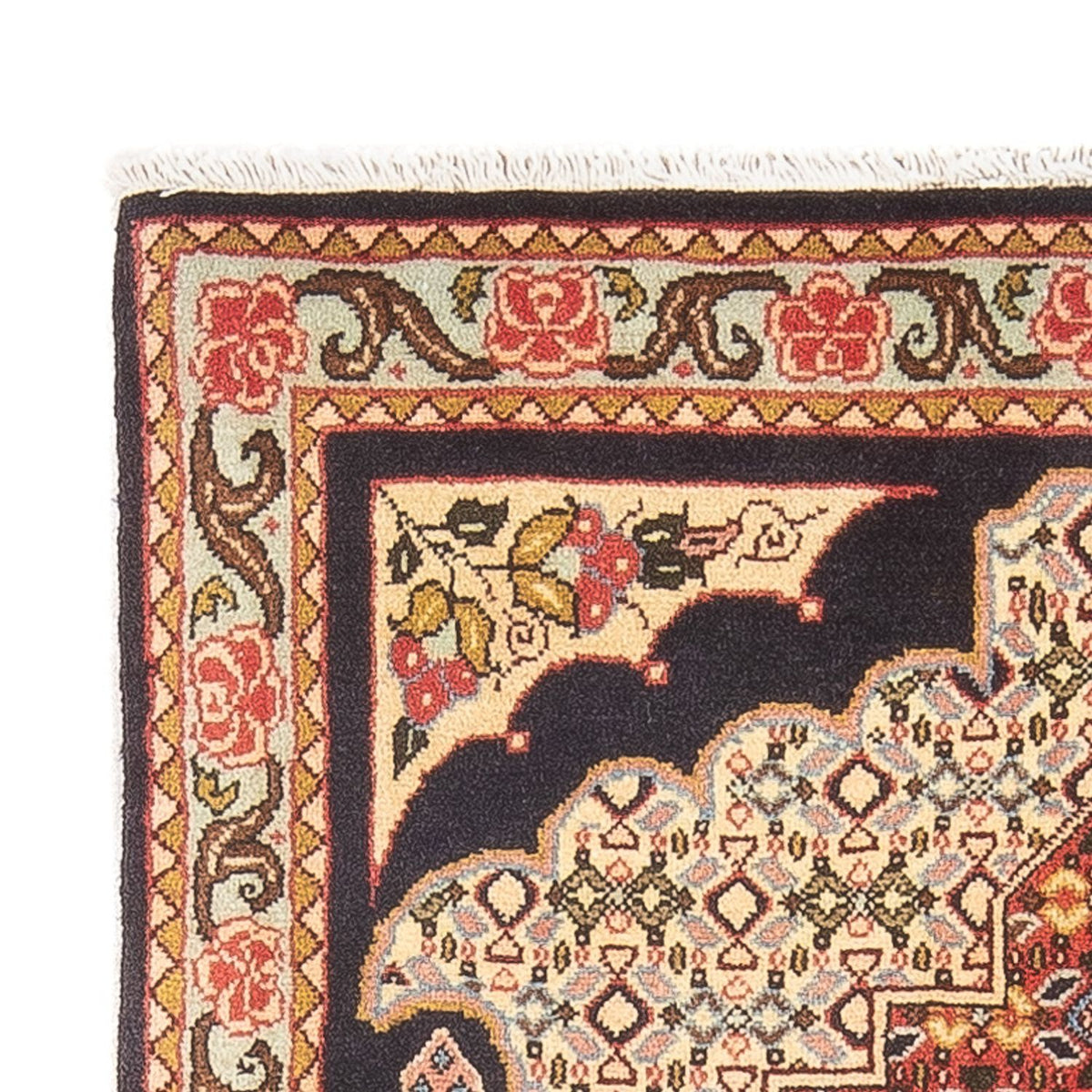 Senneh Teppich 75x106cm - Perserteppich - beige
