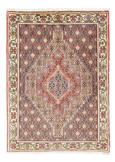 Senneh Teppich 76x103cm - Perserteppich - dunkelblau
