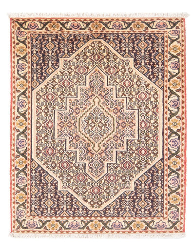 Senneh Teppich 75x102cm - Perserteppich - dunkelblau