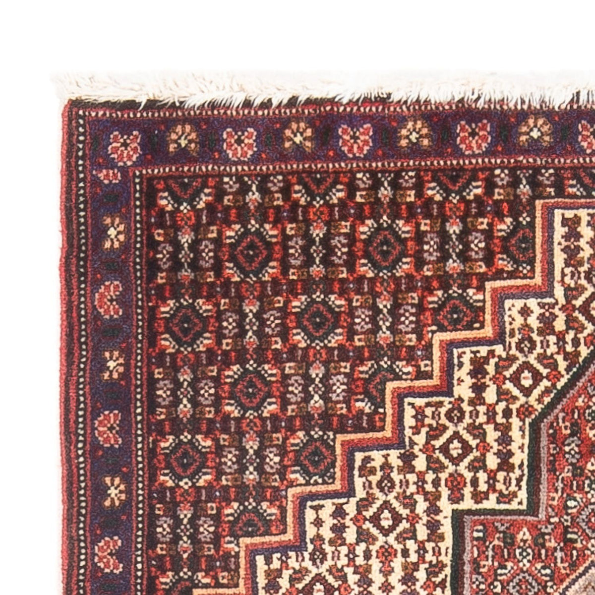 Senneh Teppich 70x98cm - Perserteppich - creme
