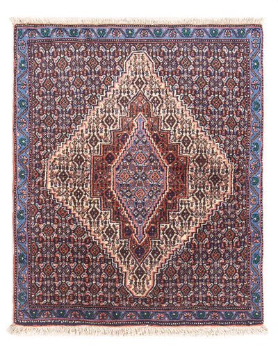 Senneh Teppich 72x94cm - Perserteppich - blau