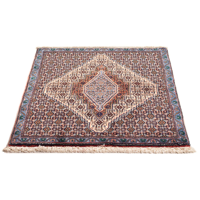 Senneh Teppich 72x94cm - Perserteppich - blau