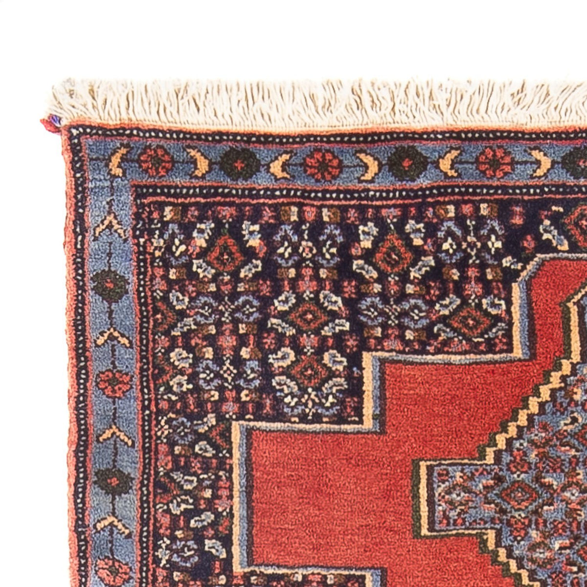 Senneh Teppich 72x100cm - Perserteppich - rot