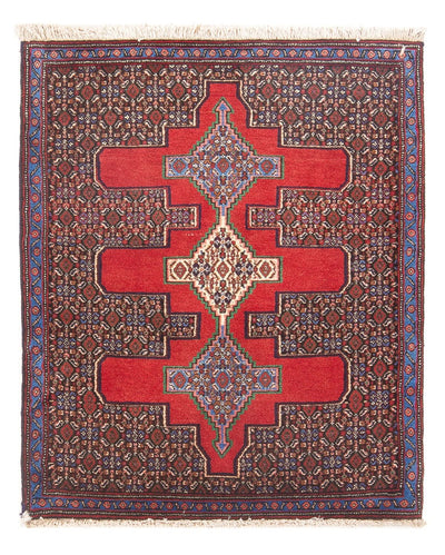 Senneh Teppich 80x105cm - Perserteppich - rot