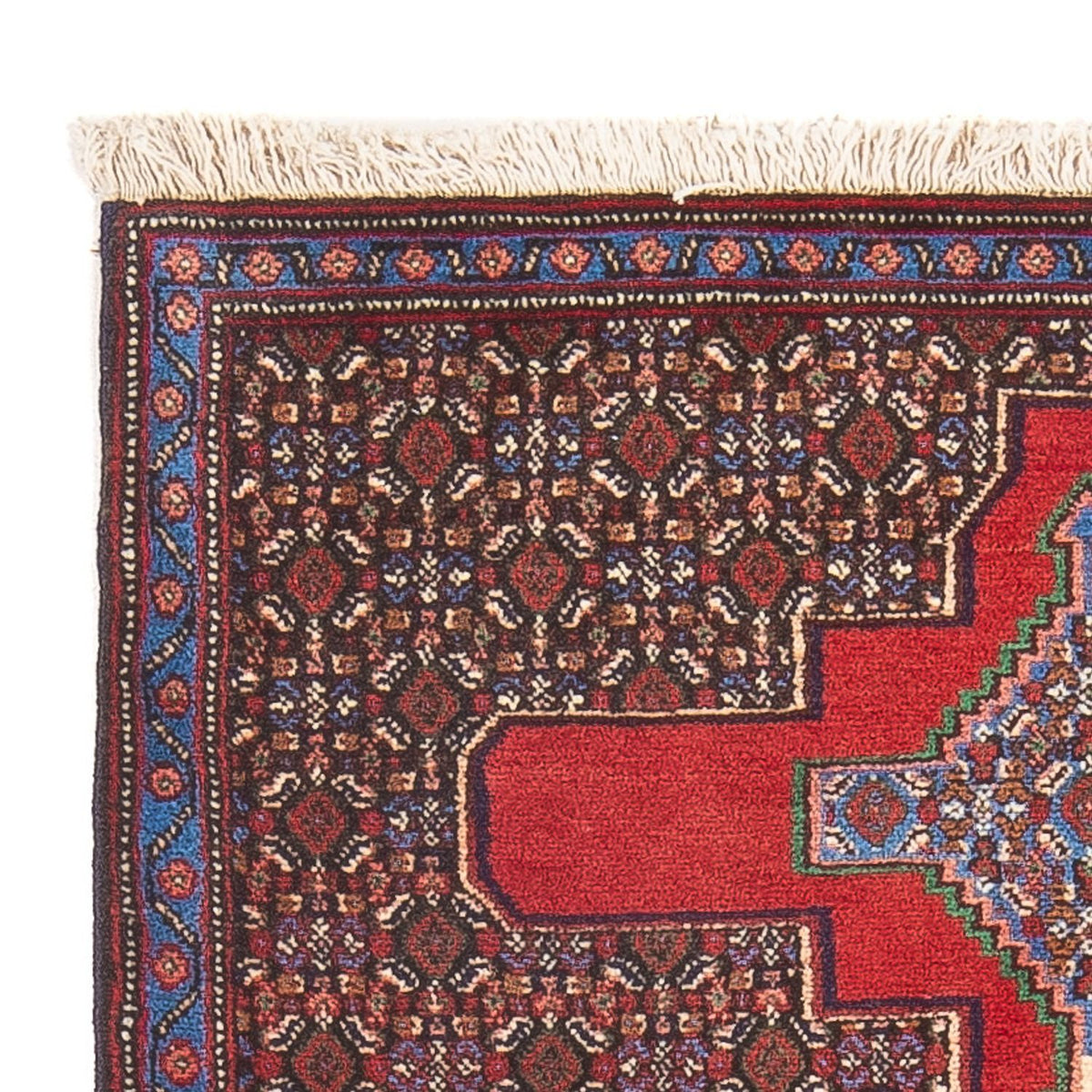 Senneh Teppich 80x105cm - Perserteppich - rot