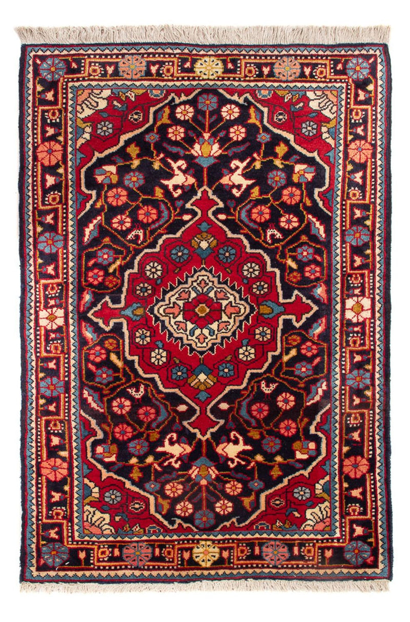 Sarough Teppich 63x96cm - Perserteppich - dunkelblau